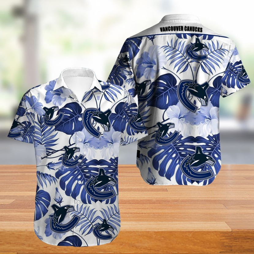 Vancouver Canucks Hawaii Shirt Big Floral Button Up Ha27521