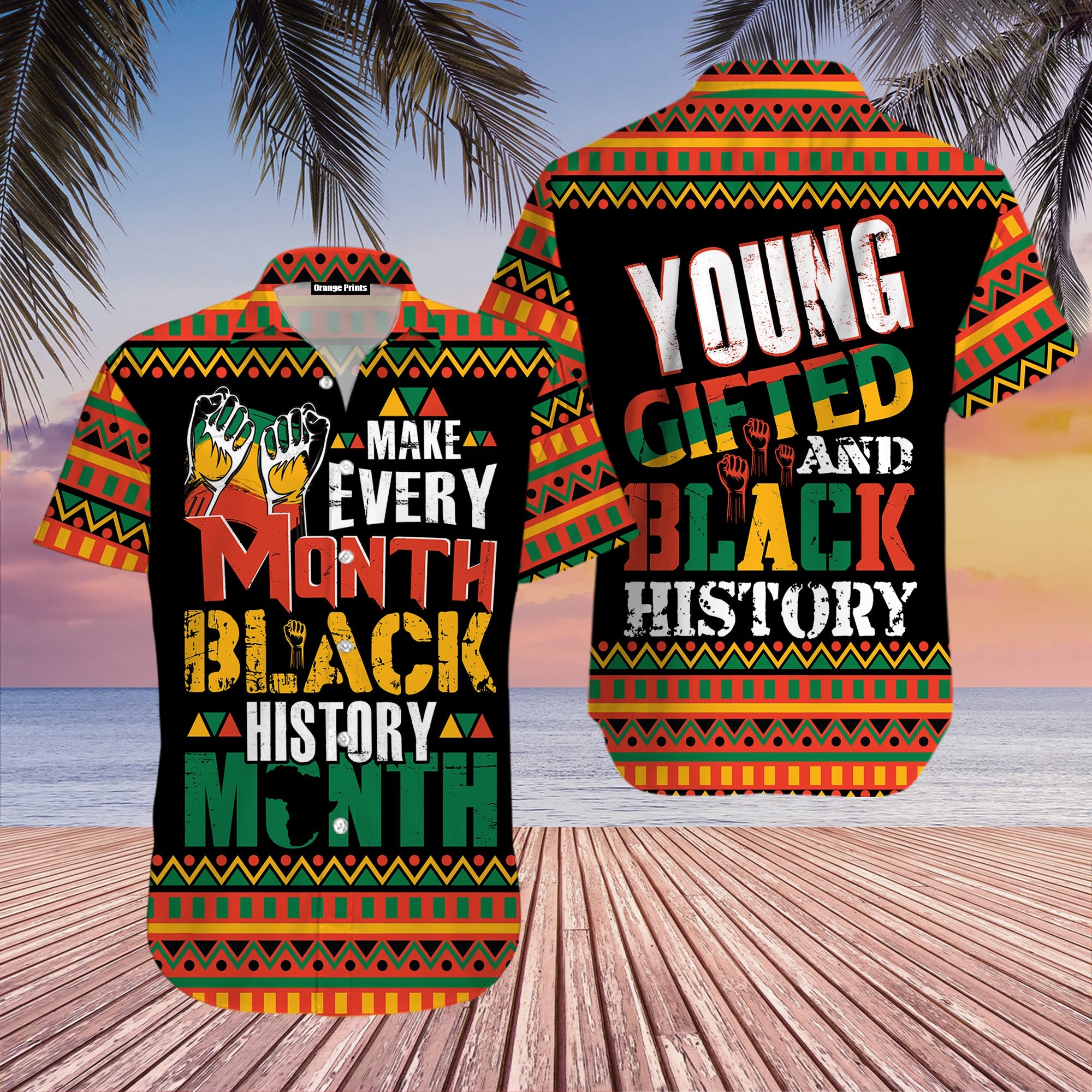 Young Gift And Black History Hawaii Shirt For Men Women Adult Ha31923