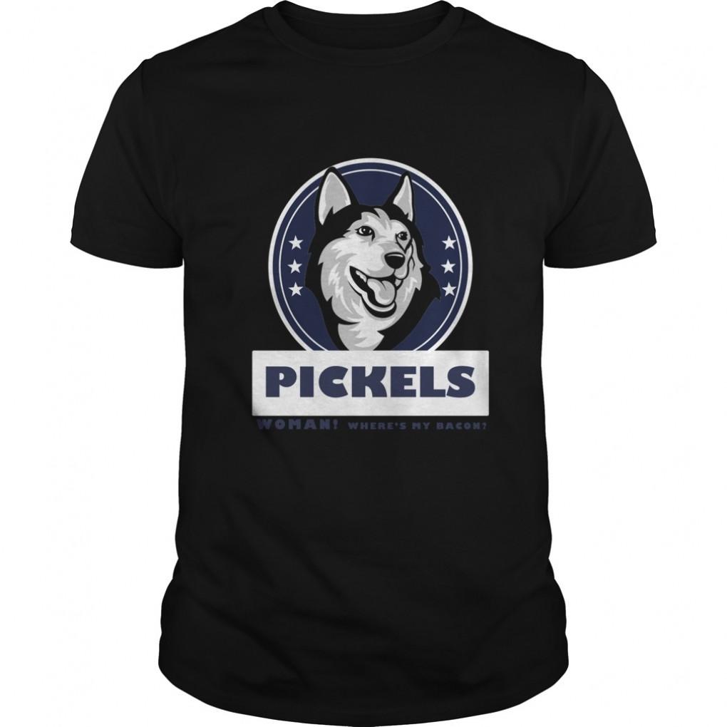 Pickels Woman Wheres My Bacon Tshirt Anime  Animals  Pets Guys Tee 744953739