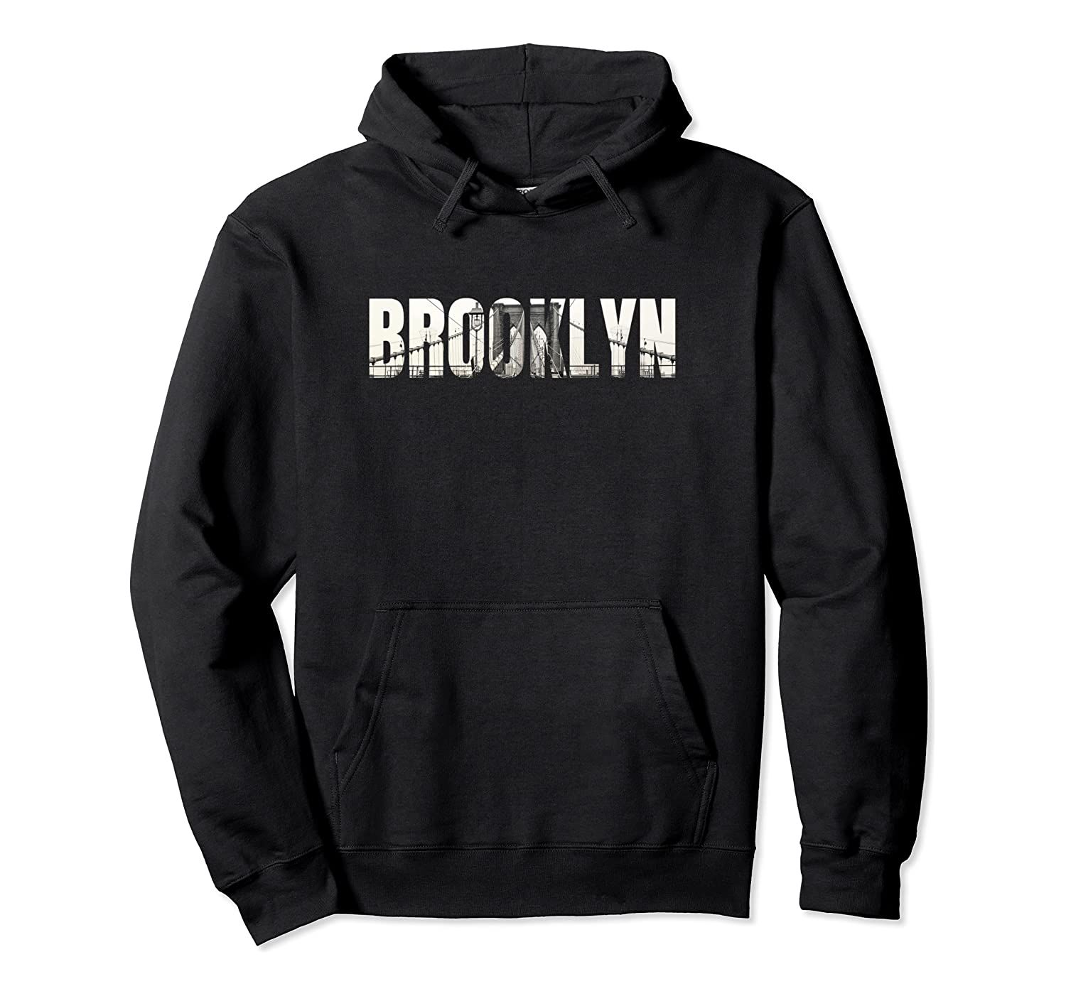 Brooklyn Bridge New York NYC Vintage Hoodie Pullover Hoodie, T-Shirt, Sweatshirt, Tank Top, Racerback, Dolman