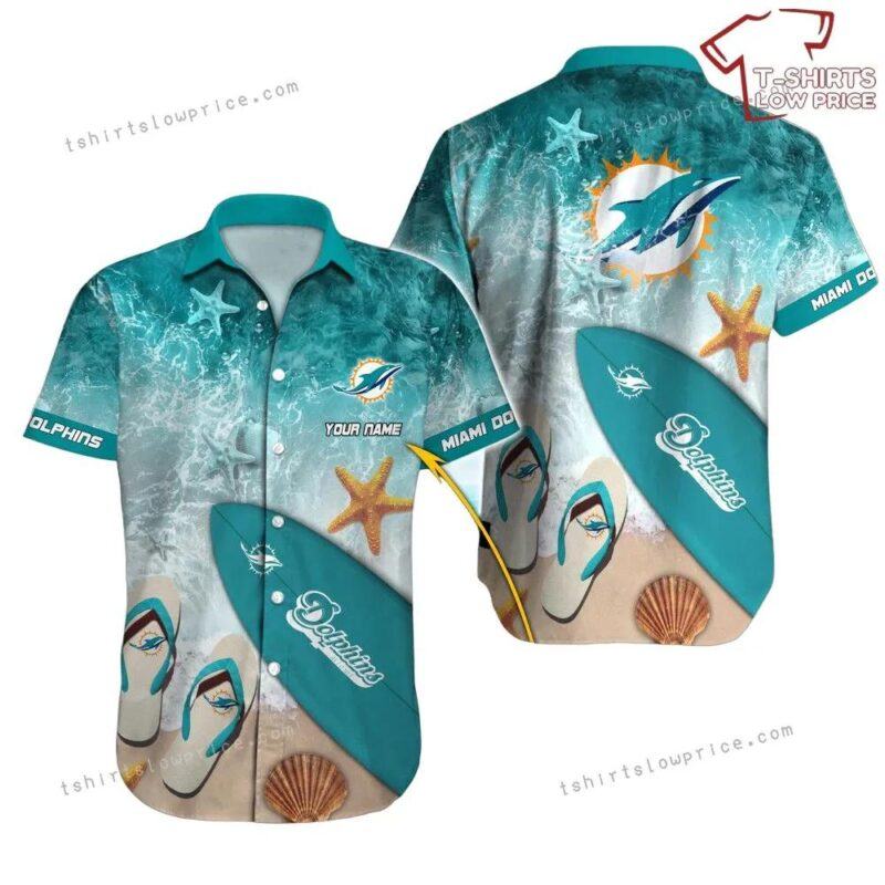 Miami Dolphins Hawaiian Shirt Nfl Football Personalized Hawaiian Shirt For Men And Women