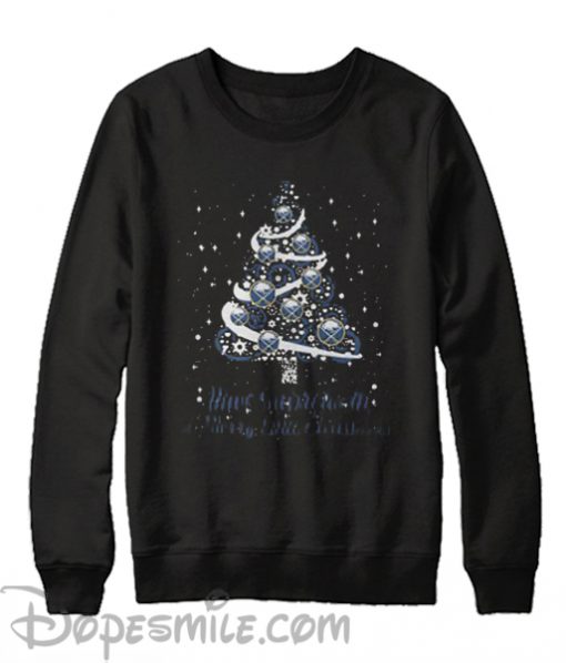 Buffalo Sabres have Sabretooth a merry little Christmas Tree Sweatshirt