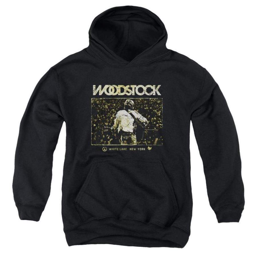 Woodstock White Lake Crowd Youth Hoodie (Ages 8-12)