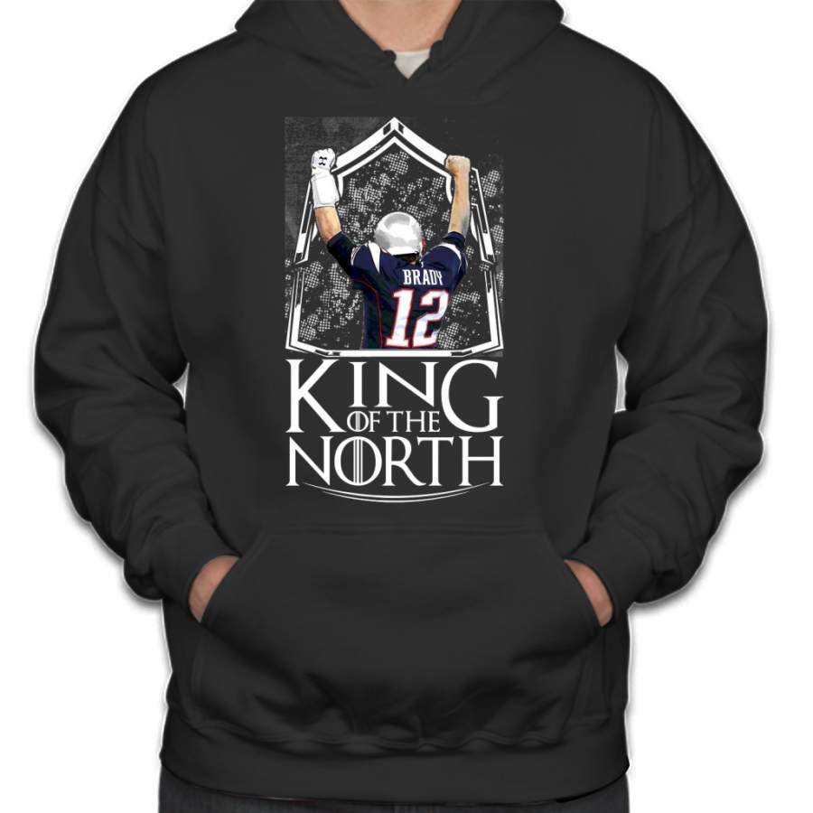 Tom Brady King Of The North New England Patriots Football Shirt Hoodie