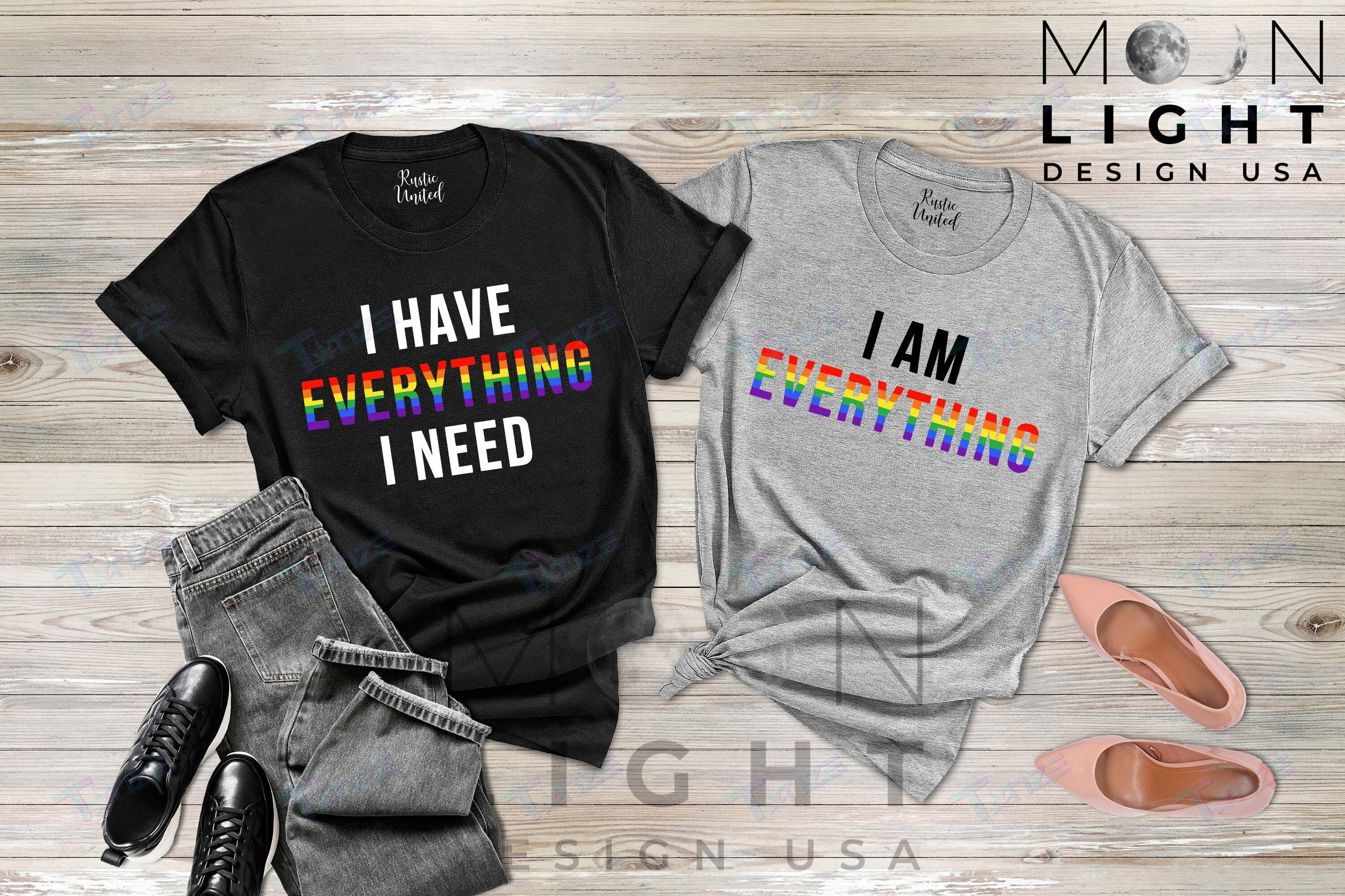 Lgbt Pride Month Shirt, Lesbian Couple Matching Shirt, I Have Everything, I’M Everything Graphic Unisex T Shirt, Sweatshirt, Hoodie Size S – 5Xl