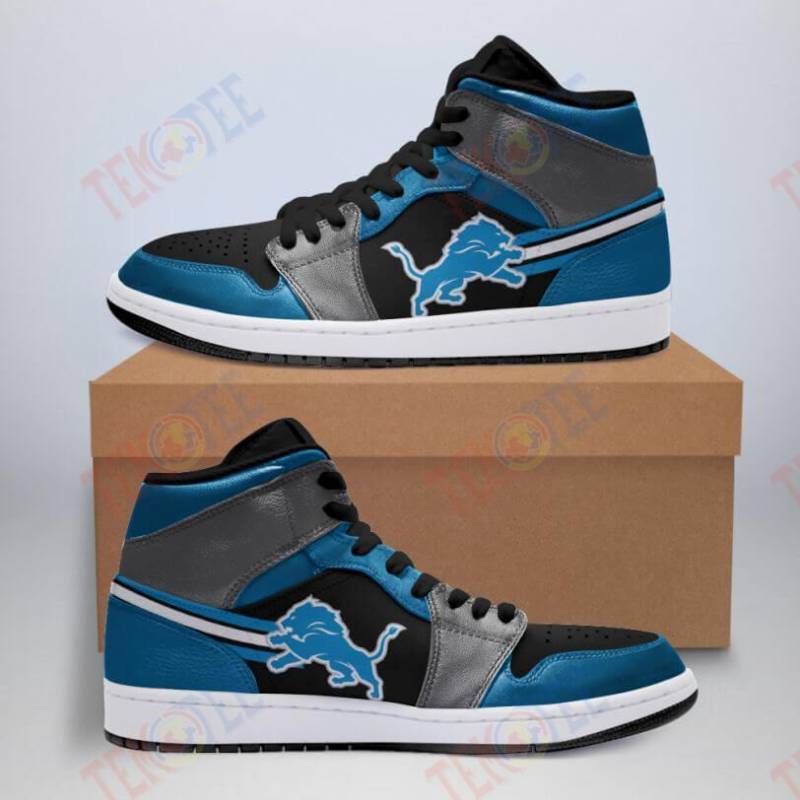 Mens Womens Detroit Lions Jordan Sneakers Air Jordan Shoes TMT476