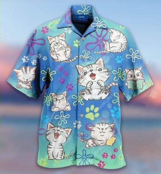 Cover Your Body With Amazing Hawaii Aloha Shirts All I Need Is Love And Cats Ha86116