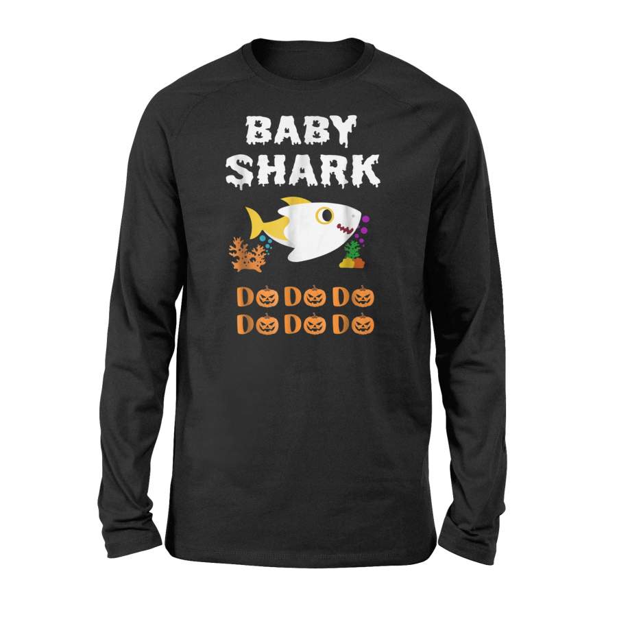 Baby Shark Do Do Do Funny Halloween Pumpkin Halloween Long Sleeve T shirt