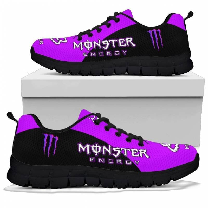 3D Printed Monster- BDA Sneakers For Men & Women (Purple)