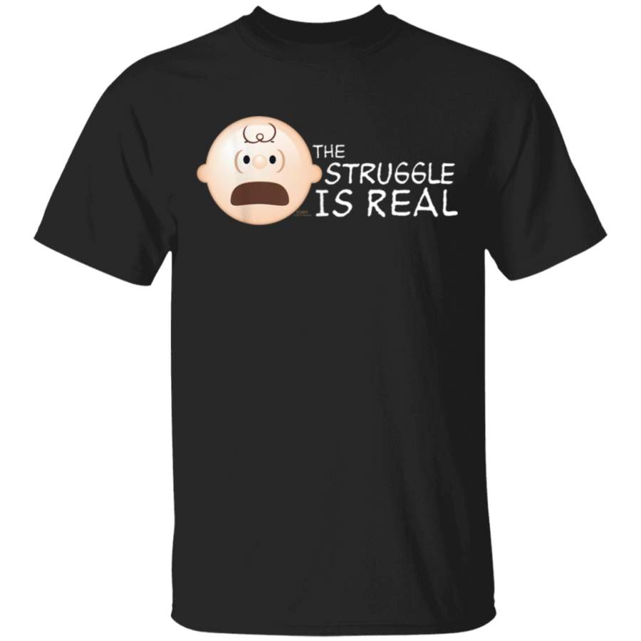 Peanuts Charlie Brown The Struggle Is Real T-Shirt