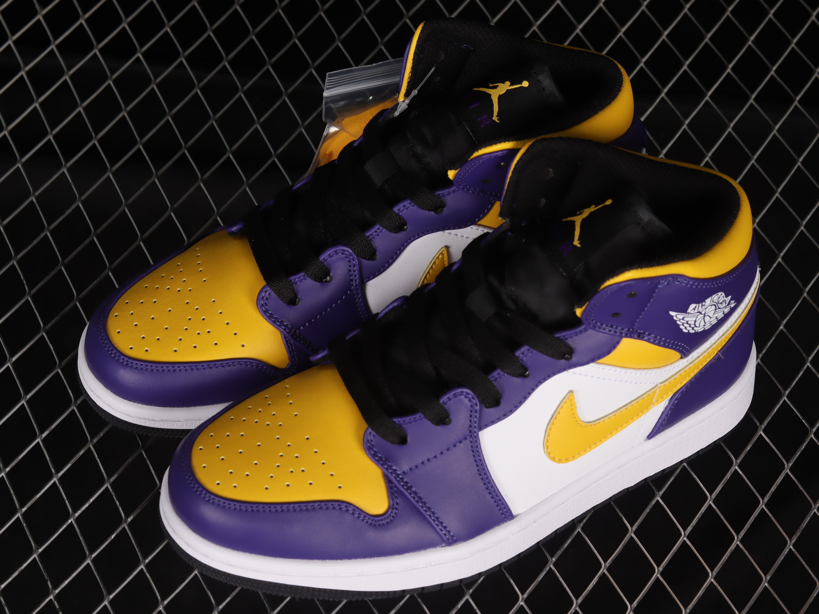 Nike JD 1 Mid Lakers Shoes Sneakers SNK472396255