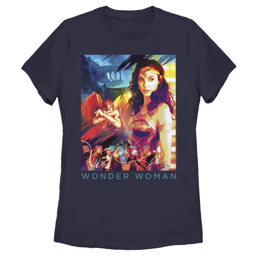 Wonder Woman 1984 Women’s Movie Collage  T-Shirt