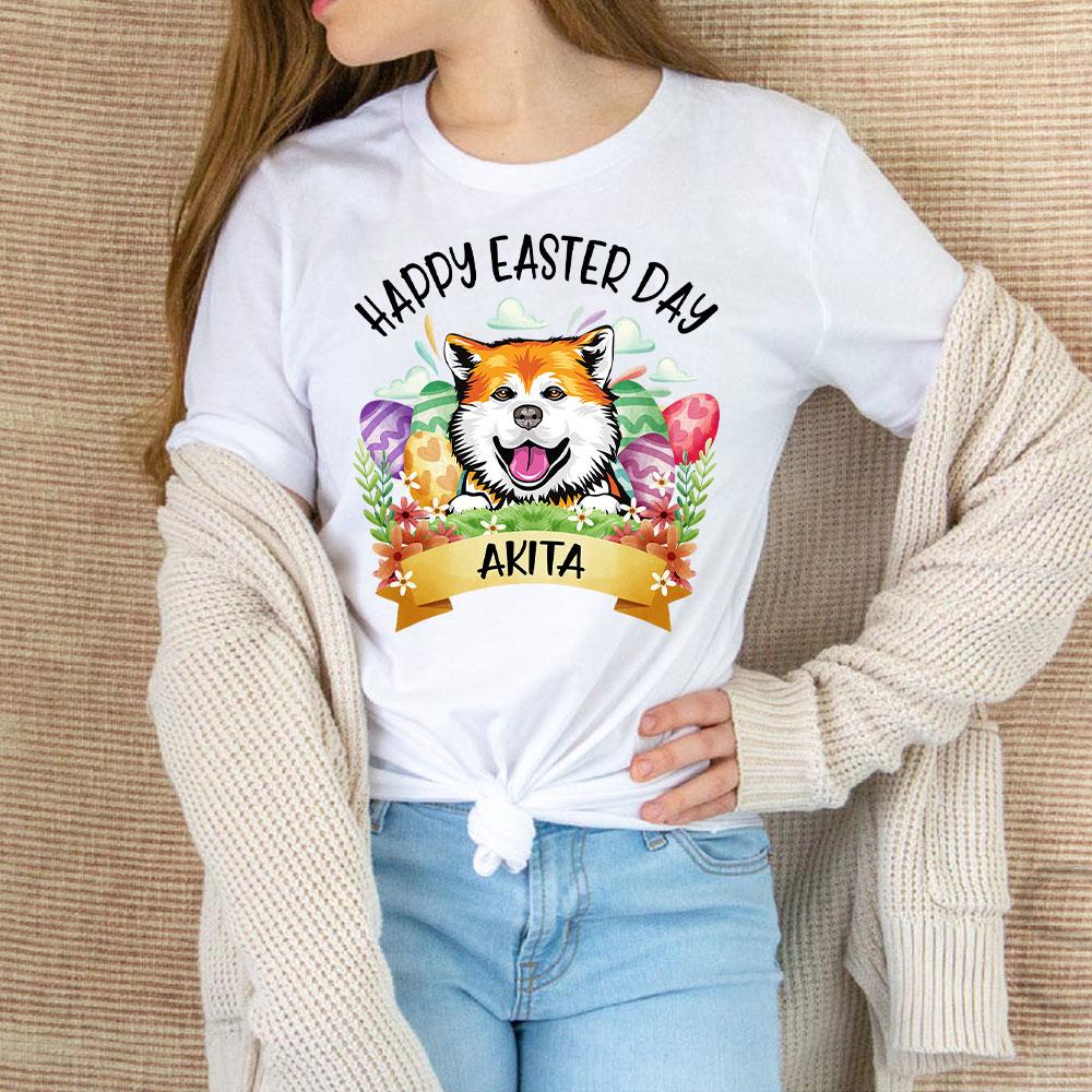Custom Personalized Unisex T Shirts unique easter gifts, meaningful easter day presents, gift for kid, friend, families, babies, grandchildren, dog lovers ideas - Easter‘s Day Dog D1537 - PersonalizedWitch Trending Products Design By Alwaysky Fashion In 2024