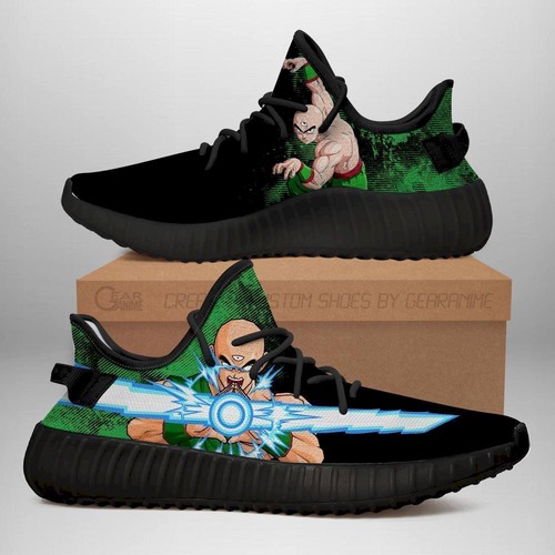 Best Power Skill Tien Shinhan Yeezy Shoes Dragon Ball Z Anime Sneakers