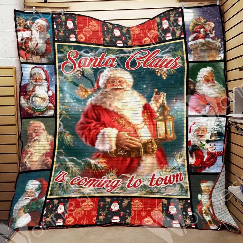 Santa Christmas Cl15100335Mdq Quilt Blanket