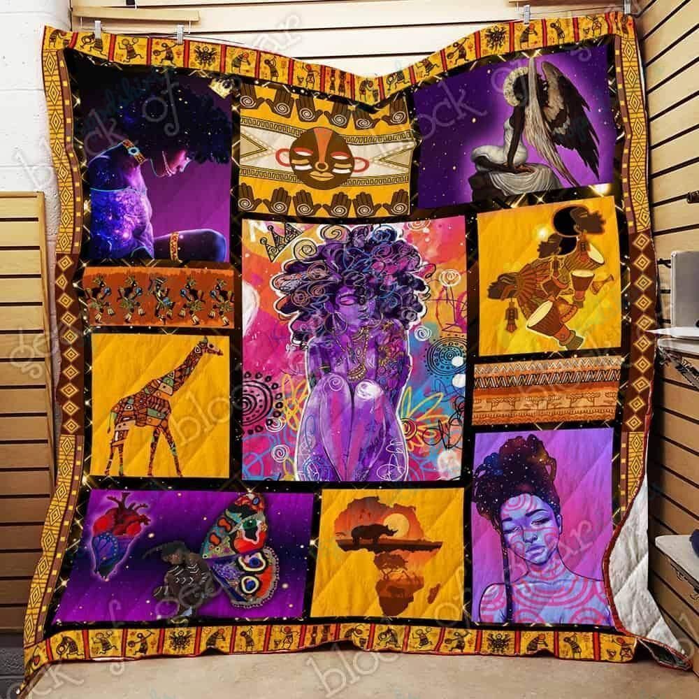 Bc Black Queen.Self Love Quilt Blanket Kc1507