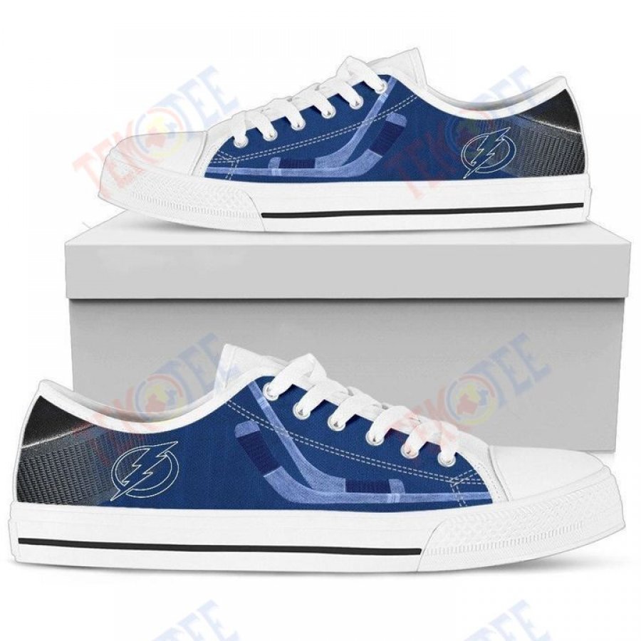 Mens Womens Artistic Pro Tampa Bay Lightning Low Top Shoes Custom Print Footwear Converse Sneakers TMT639