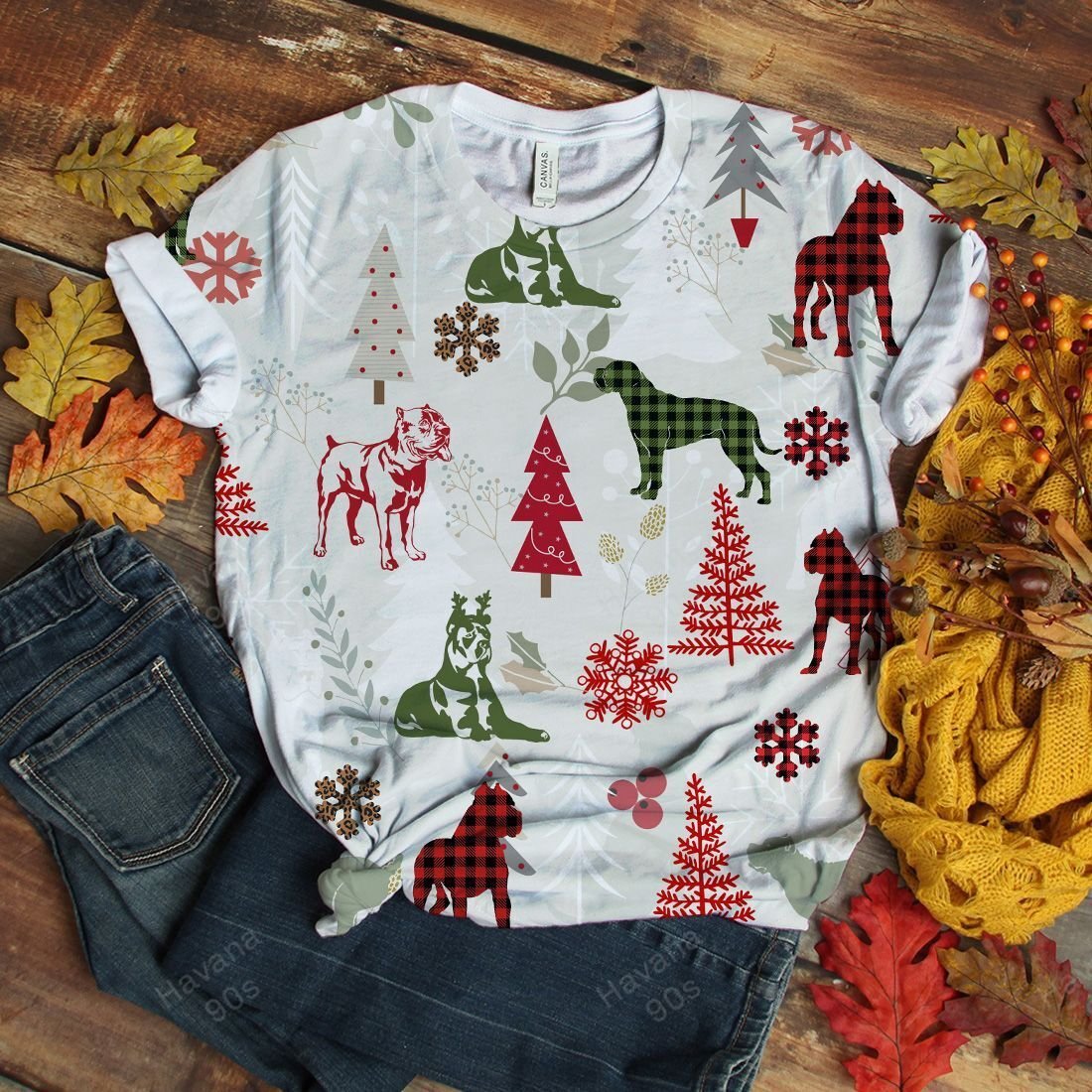 Cane Corso T-shirt Christmas Flannel