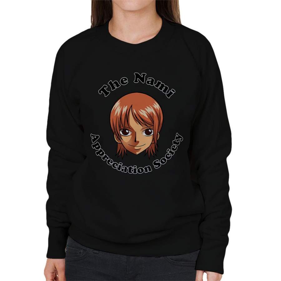 The Nami Appreciation Society One Piece Women’s Sweatshirt