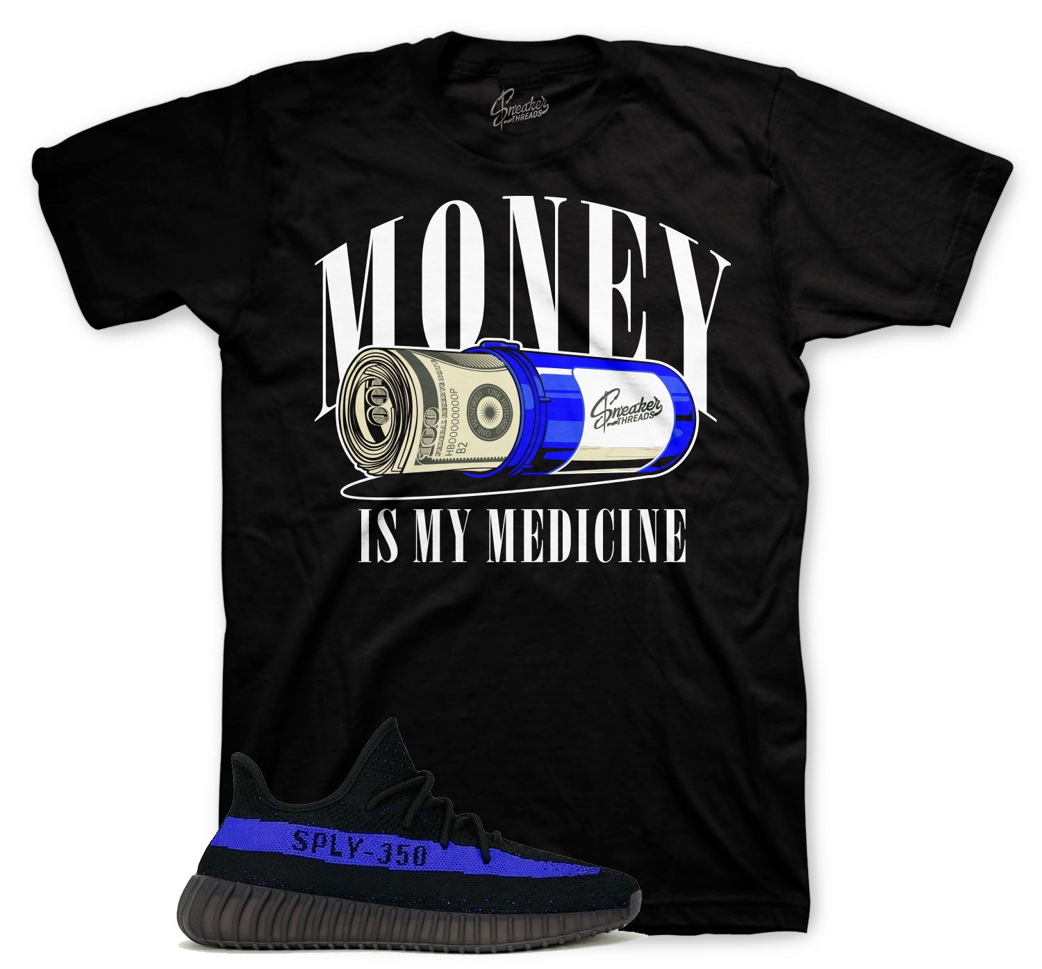 Yeezy 350 Dazzling Blue Money Medicine Shirt