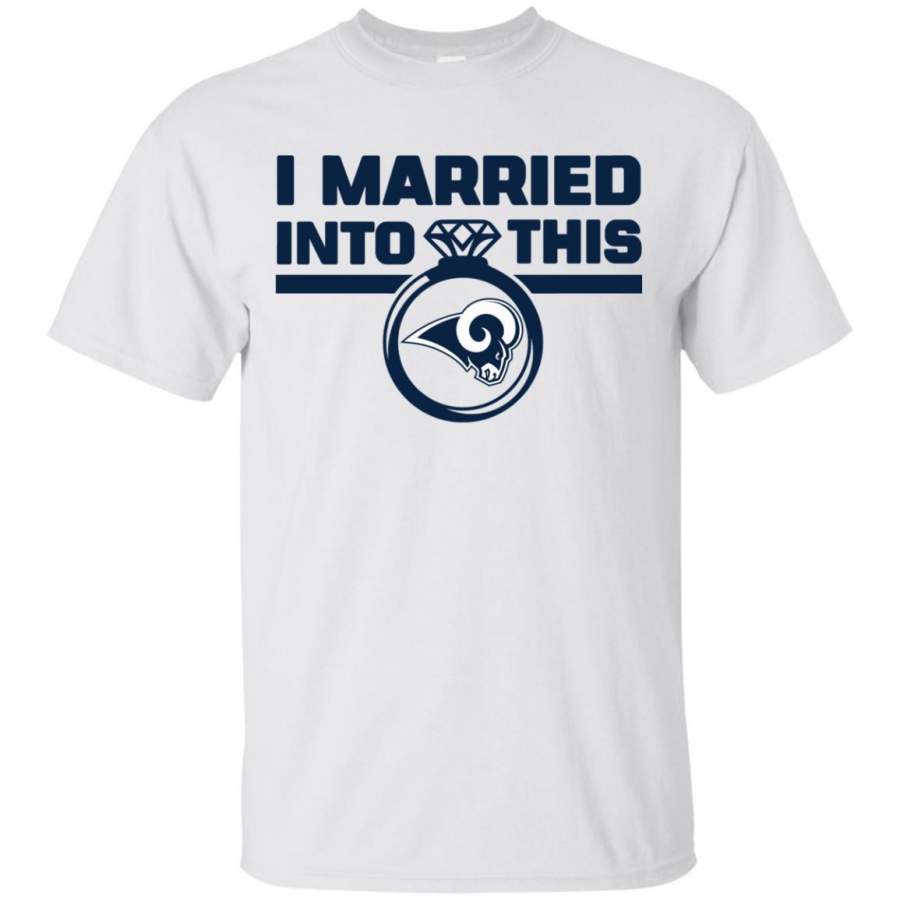 AGR I Married Into This Los Angeles Rams Shirt