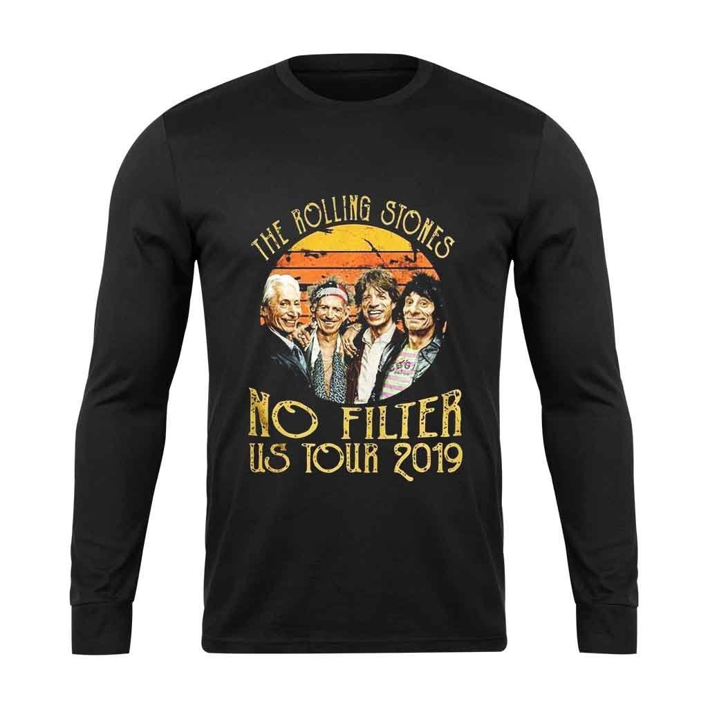 The Rolling Stones No Filter Us Tour 2019 Retro Long Sleeve T-Shirt