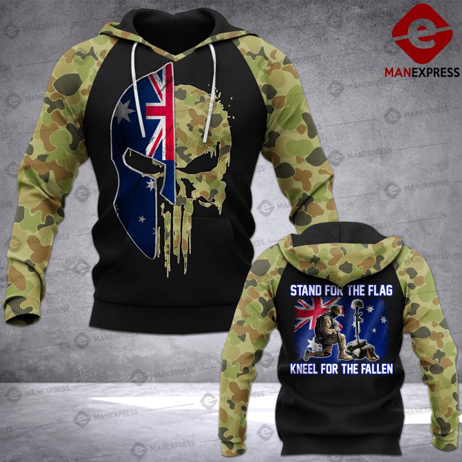 Australian Army -Australia 3D Printed Hoodie & Tshirt Spartan FALLEN