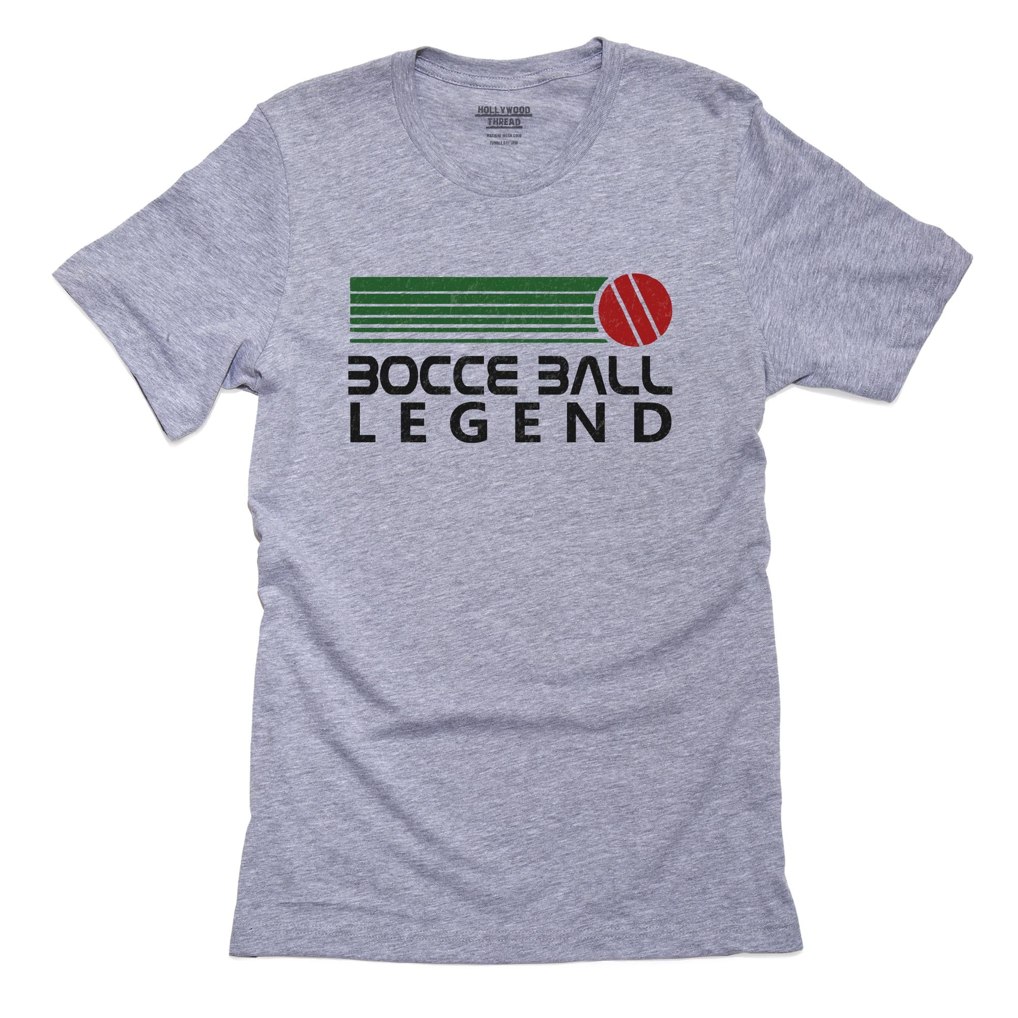 Bocce Ball Legend – 70s Vintage Graphic T-Shirt, Framed Print, Pillow, Golf Towel