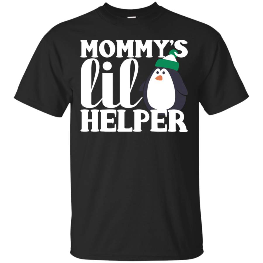 Mom – Mommys Lil Littler Helper Penguin Christmas Design mommy T Shirt & Hoodie