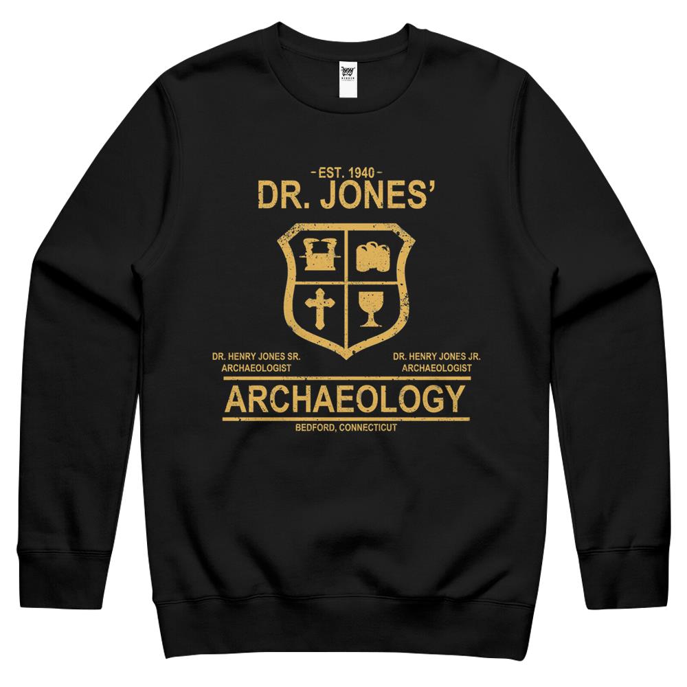 Dr. Jones’ Archaeology Crewneck Sweatshirt