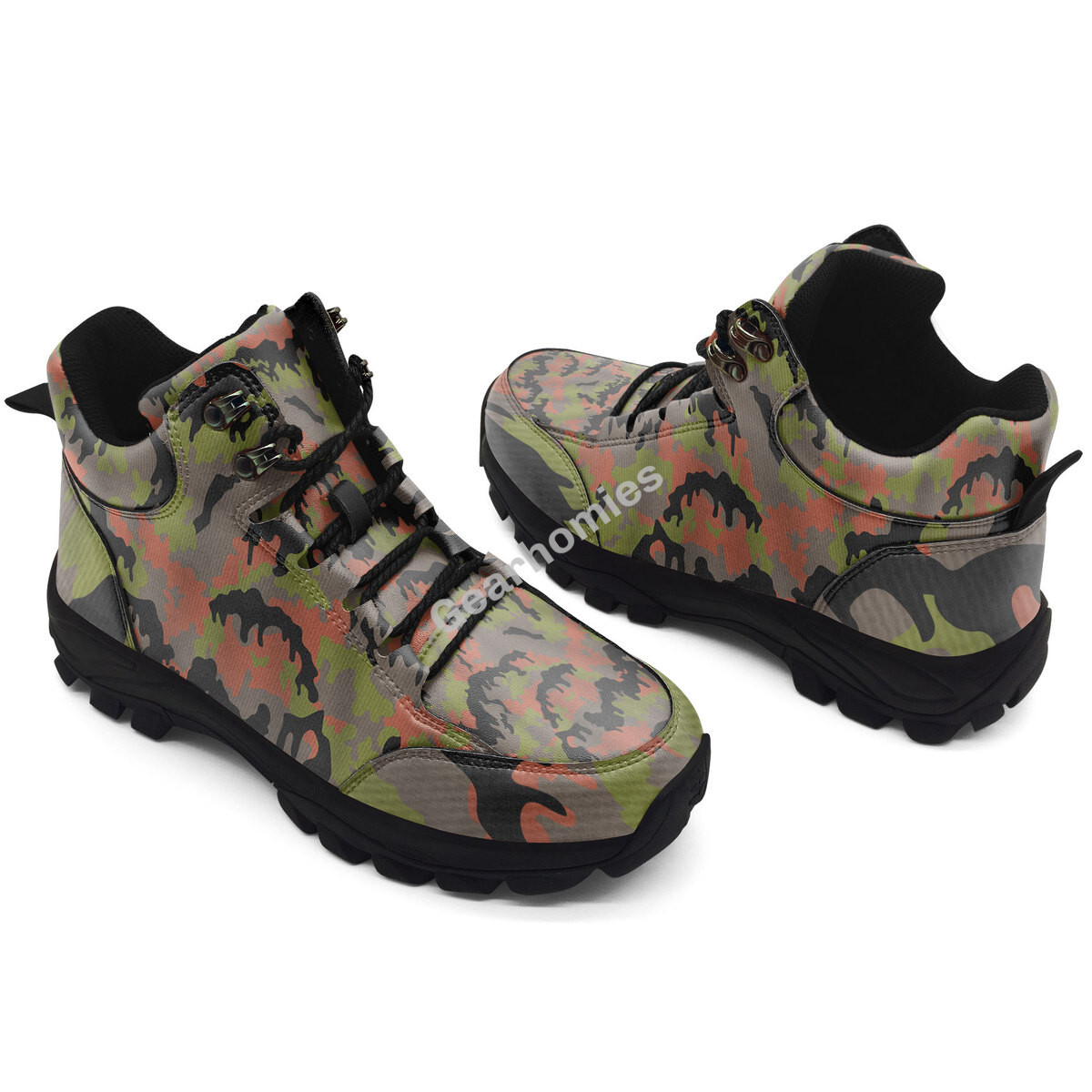 German World War 2 (Wwii) Leibermuster Camo Hiking Shoes – Fit Fit Apparel