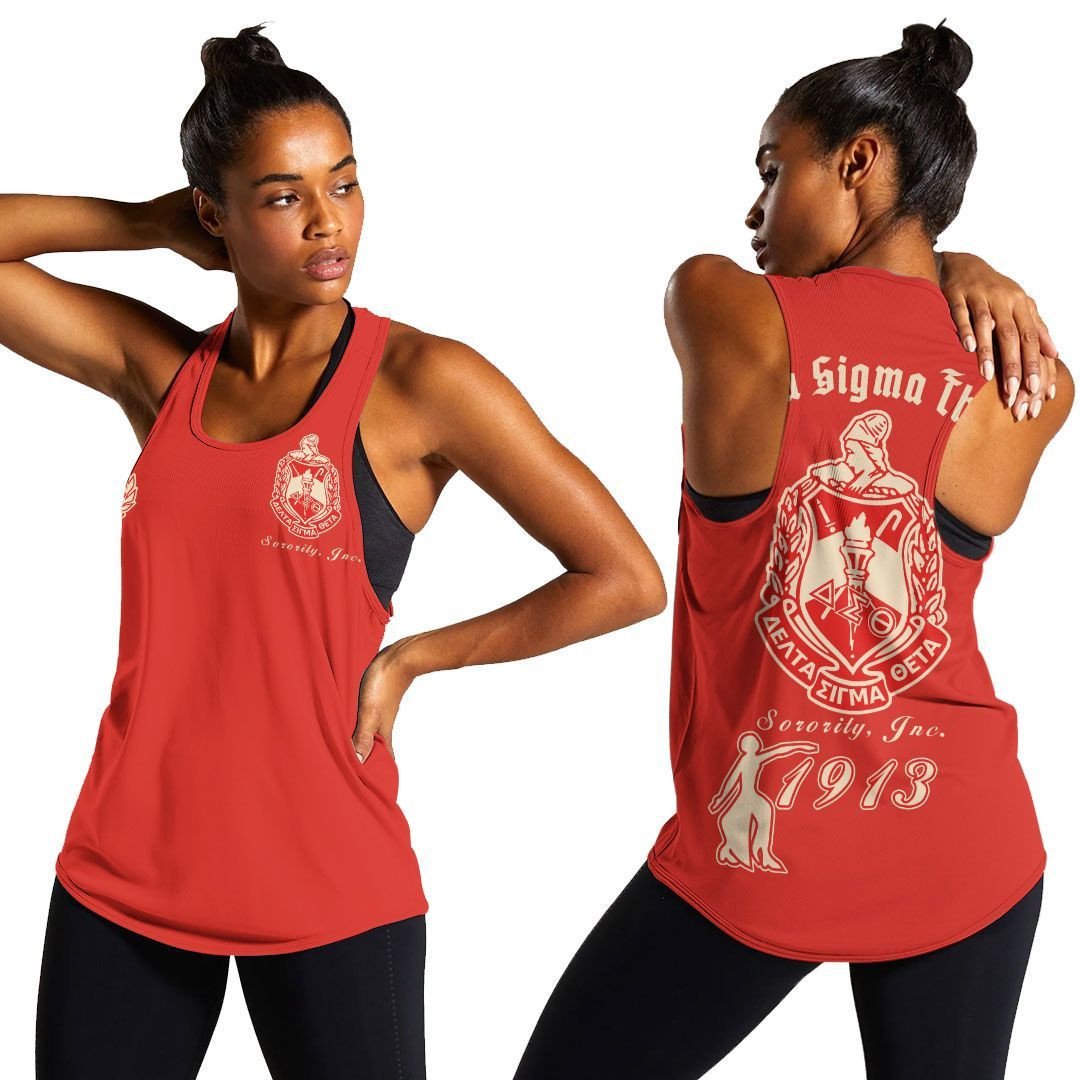 Wonderprint Tank Top Tank Top Dancing Delta Sigma Theta Racerback Tank