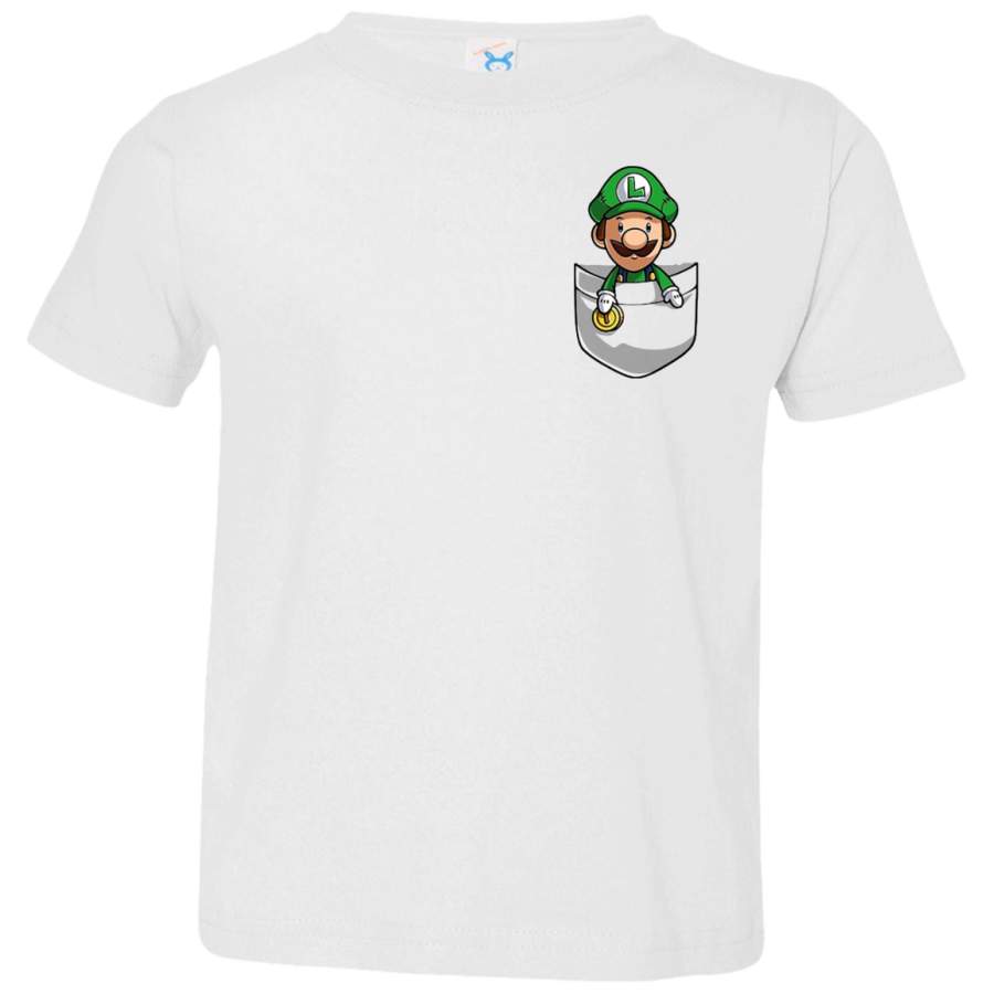 AGR Pocket Luigi Tshirt Toddler Jersey T-Shirt