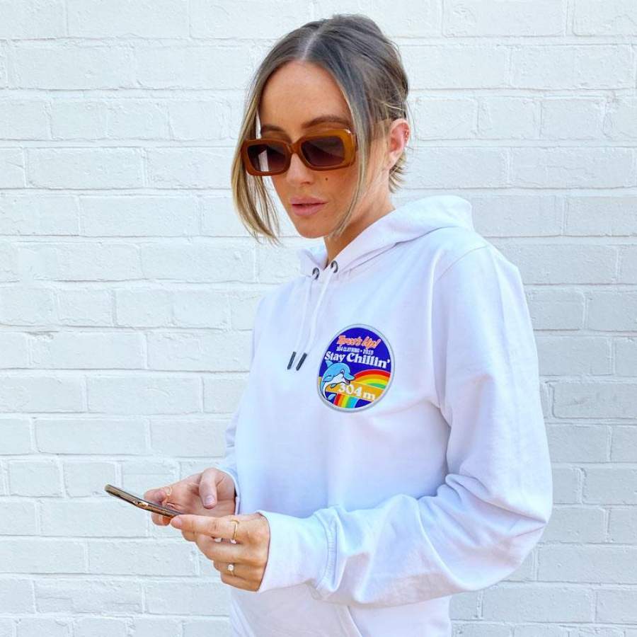 304 Women’s Stay Chillin’ Hoodie White