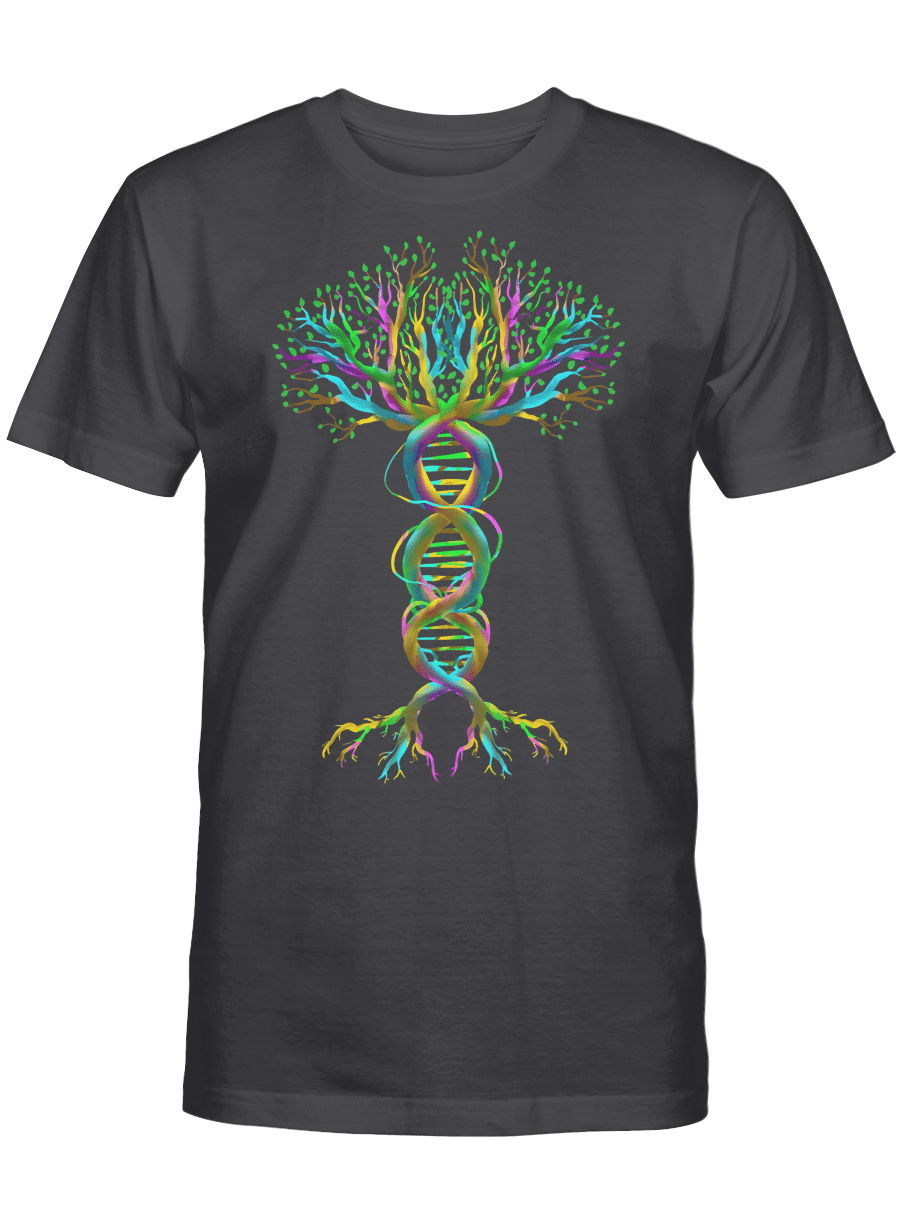 AmazeStyleZ Santa’s Reindeer, Ugly Christmas Sweater, Christmas Gift Ideas, Cool DNA Tree  Funny Plant Genealogy Student Lover Gift T-Shirt