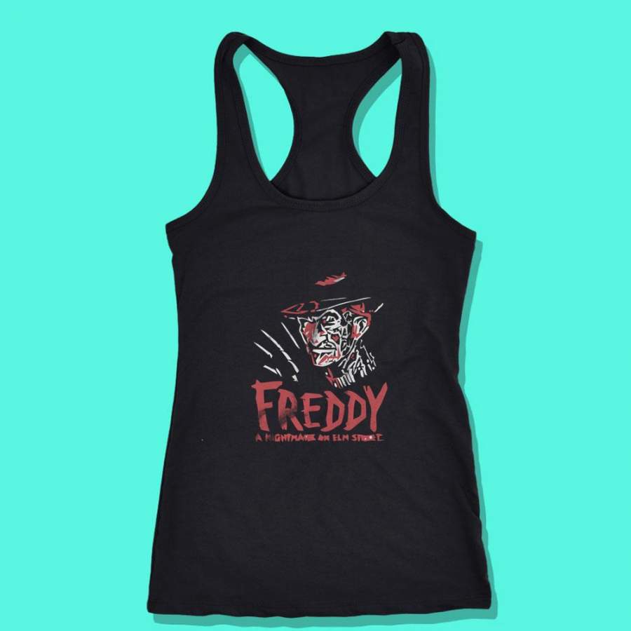 A Nightmare On Elm Street Drawn Women’S Tank Top