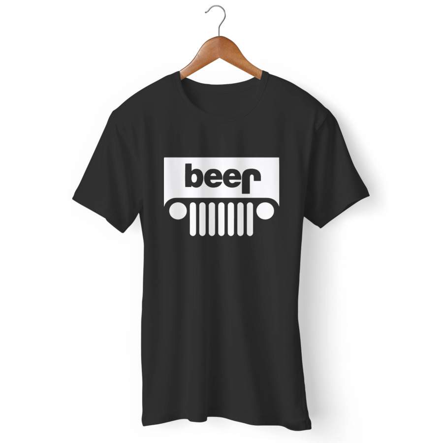 Beer Jeep Logo Man’s T-Shirt