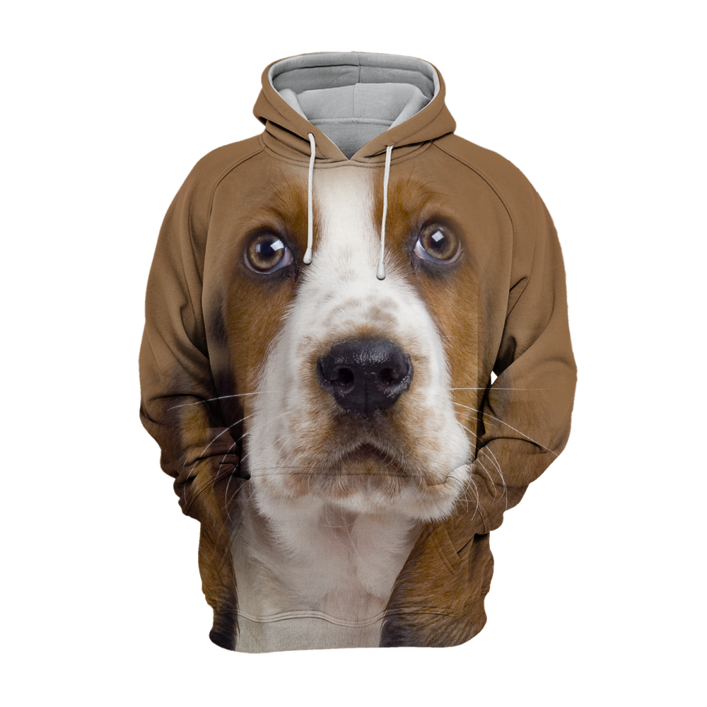 Unisex 3D Graphic Hoodies Animals Dogs Basset Hound Puppy