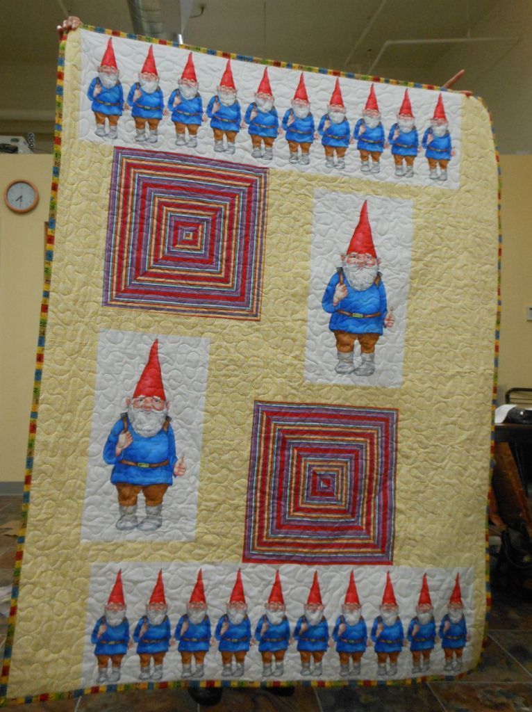 Christmas Gnome Quilt Cicjp