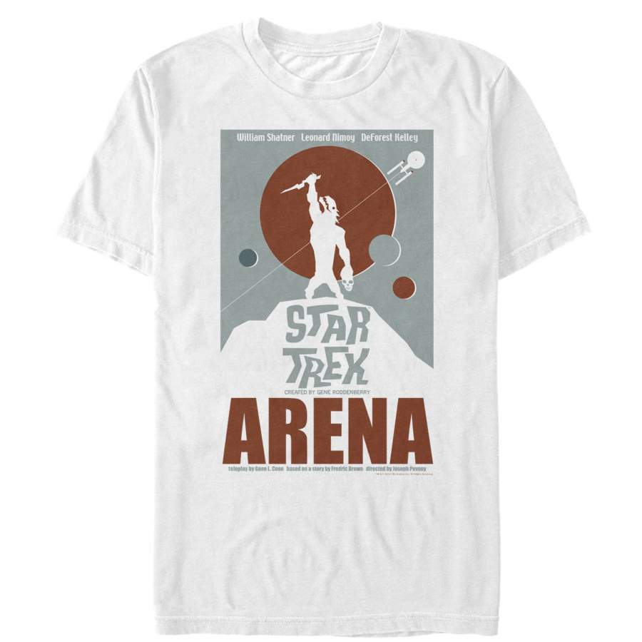 Star Trek Men’s Arena Episode Poster  T Shirt