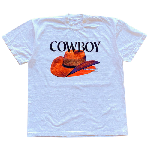 Cowboy Straw Hat Tee Shirt Outfit  For Men  For Women