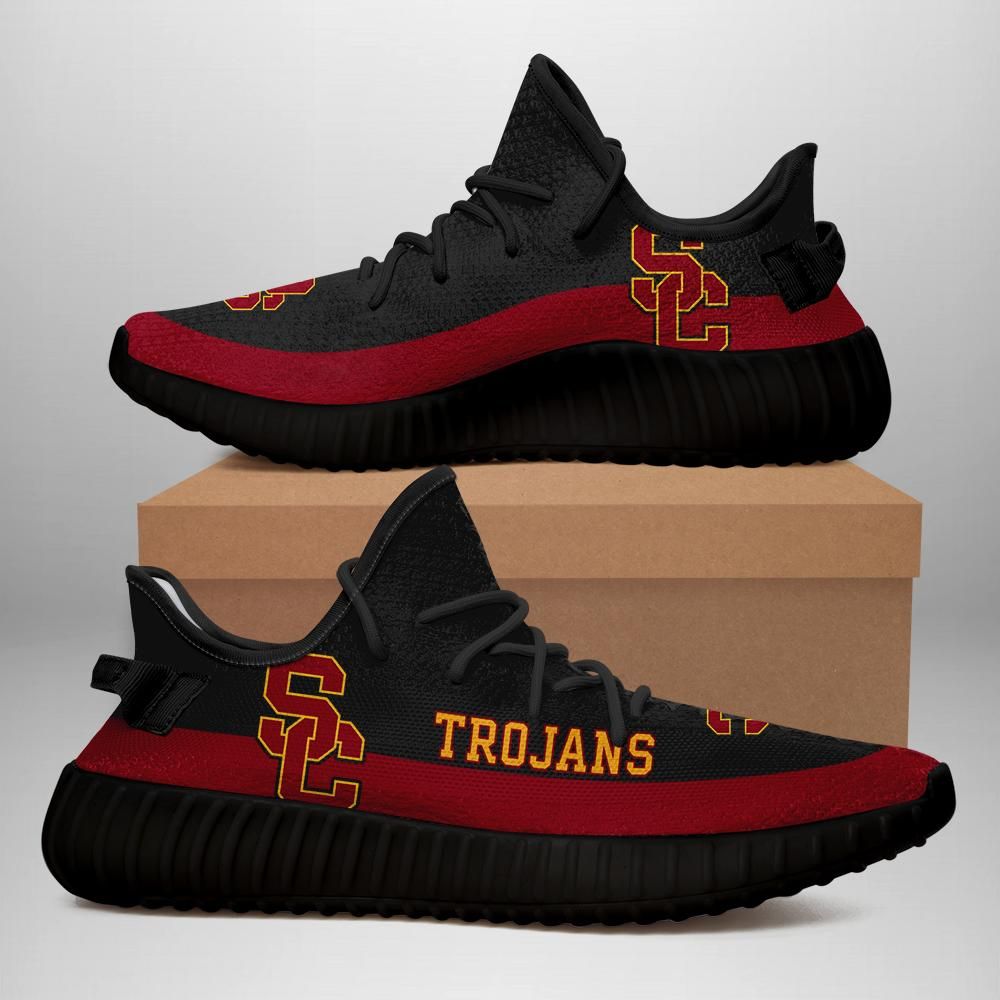 USC Trojans Unisex Sneaker Football Custom Shoes USC Trojans Yeezy Boost 350