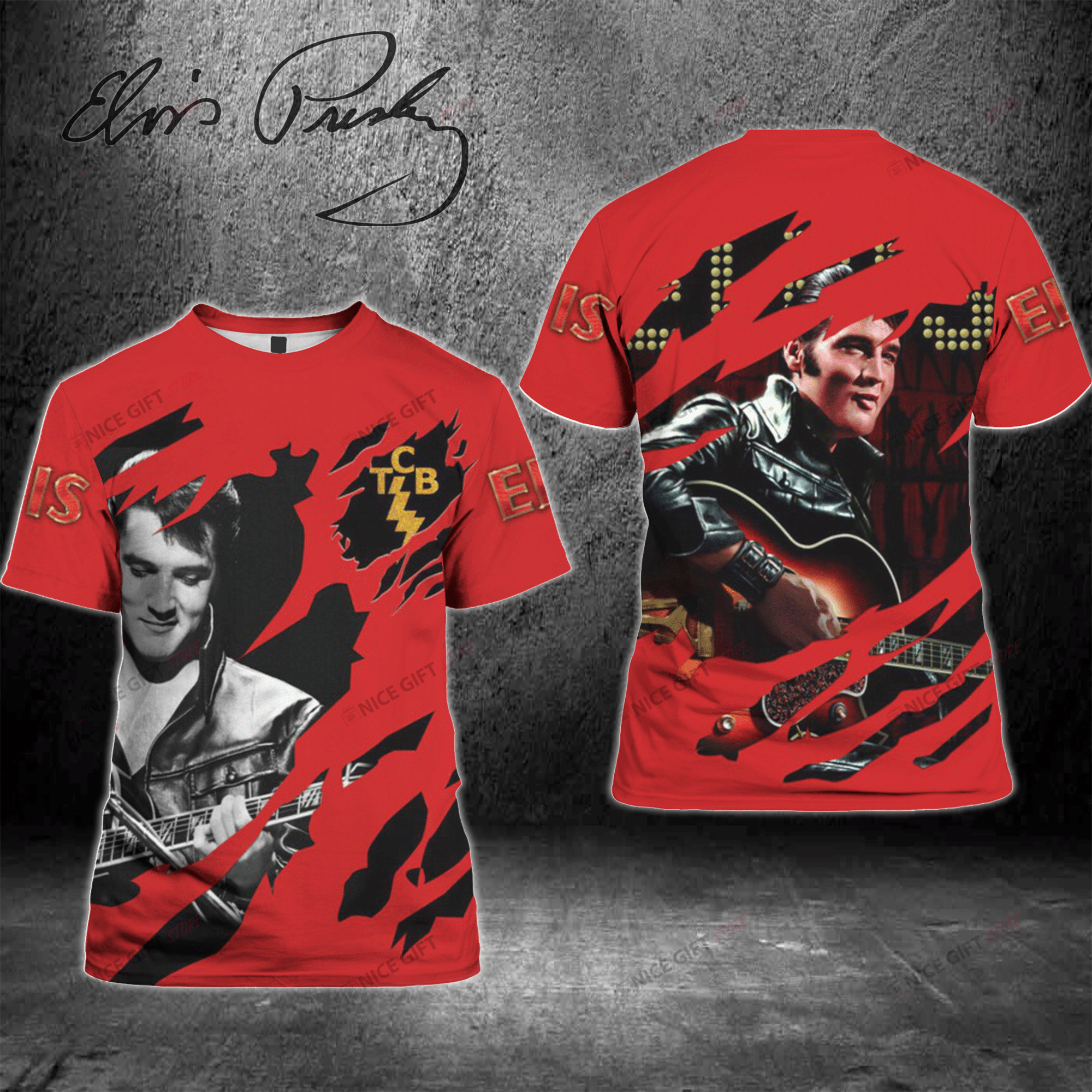 Elvis Presley 3D T-Shirt 3Ts-G4Z2