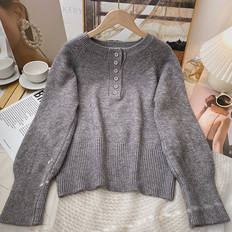 Yitimoky Vintage Oversized Sweater Women Pullover Fall Winter 2022 Long Sleeve Top O-Neck Loose White Knitted Fashion Clothes alx