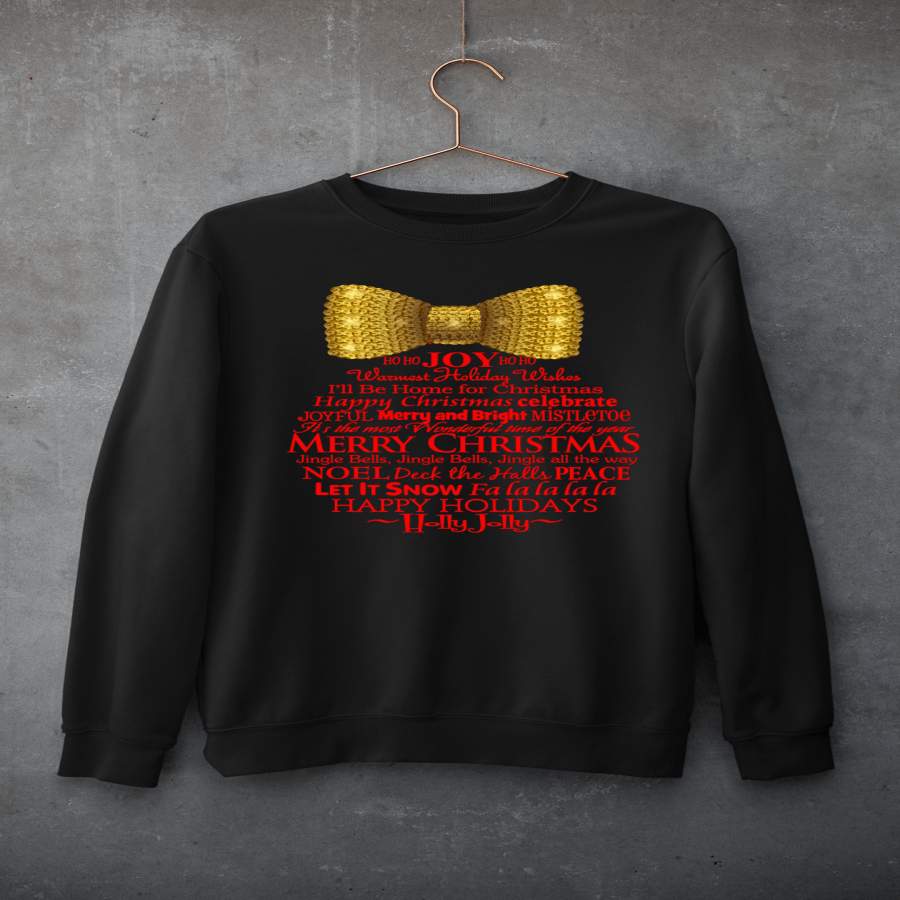 “HO HO JOY”- Hoodie & Sweatshirt.