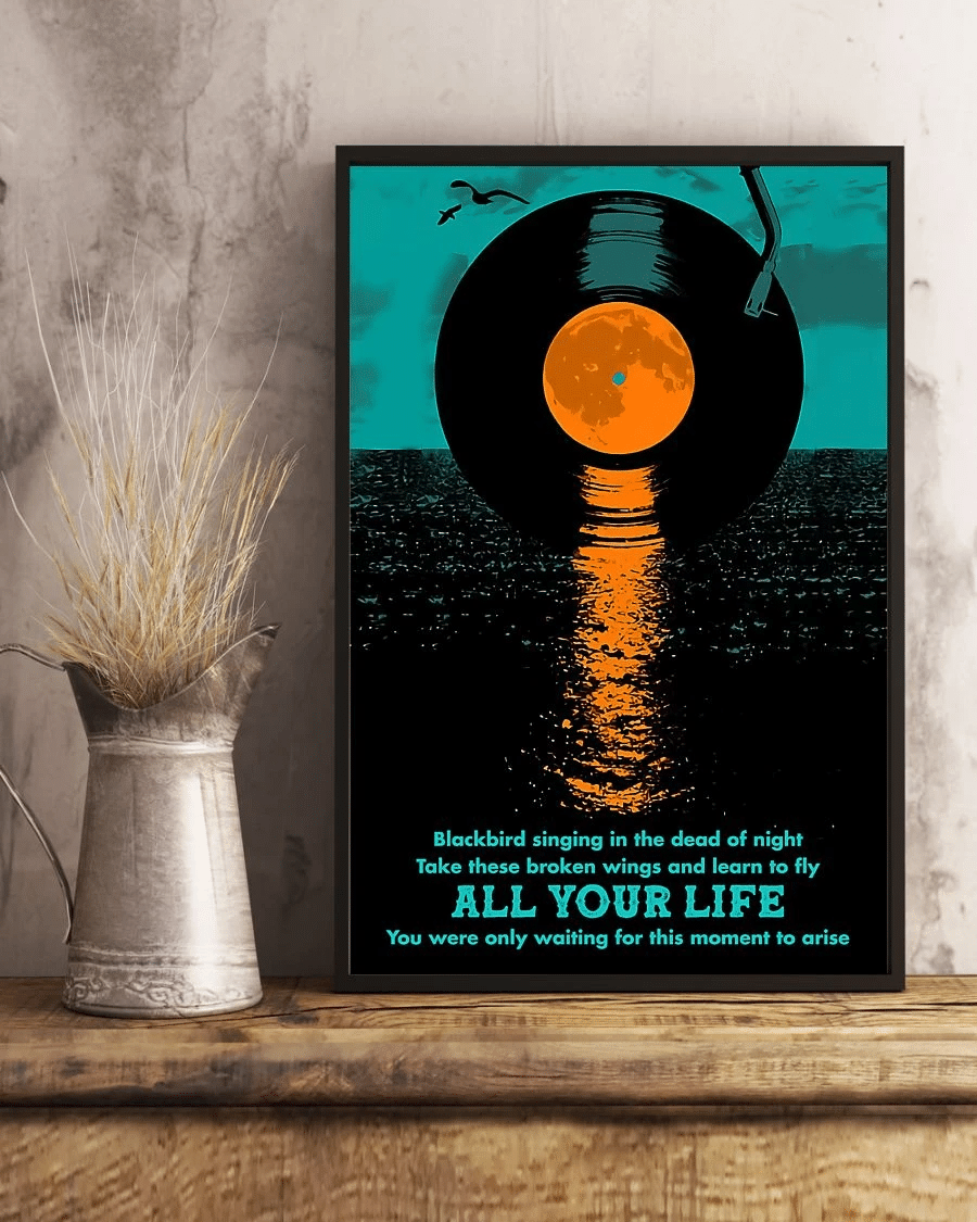 Vinyl Record All Your Life Poster Canvas – Vintage Home Decor Wall Art Evg80933