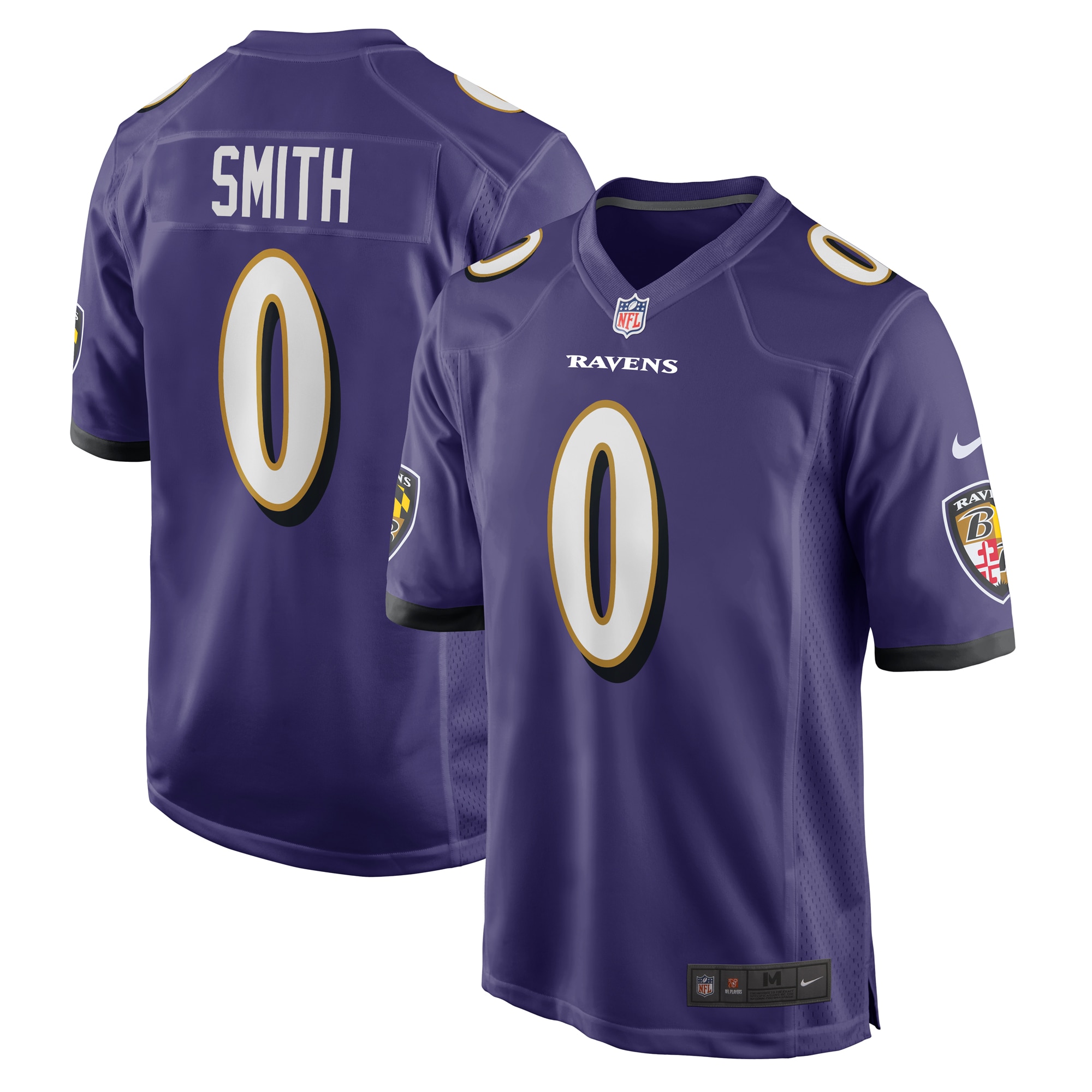 Roquan Smith Baltimore Ravens Team Game Jersey – Purple