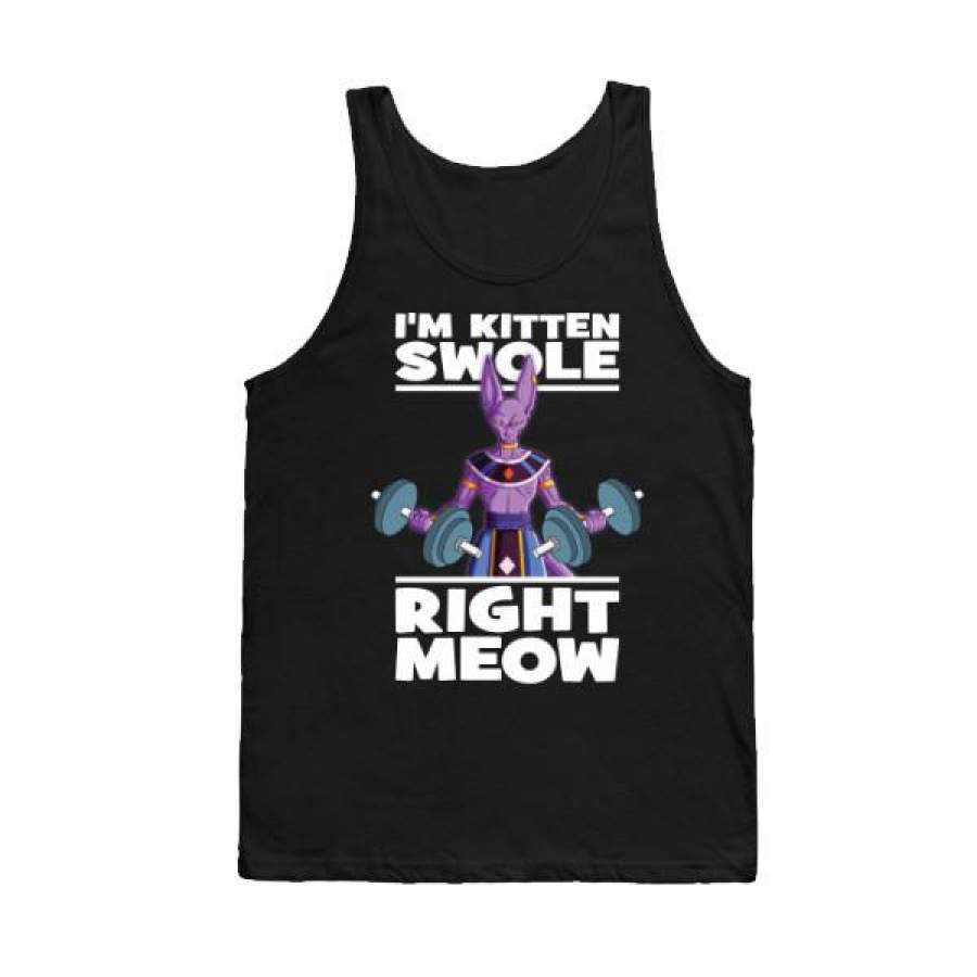 Super Saiyan – I’m Kitten Swole Right Meow  – Unisex Tank Top – SSID2016