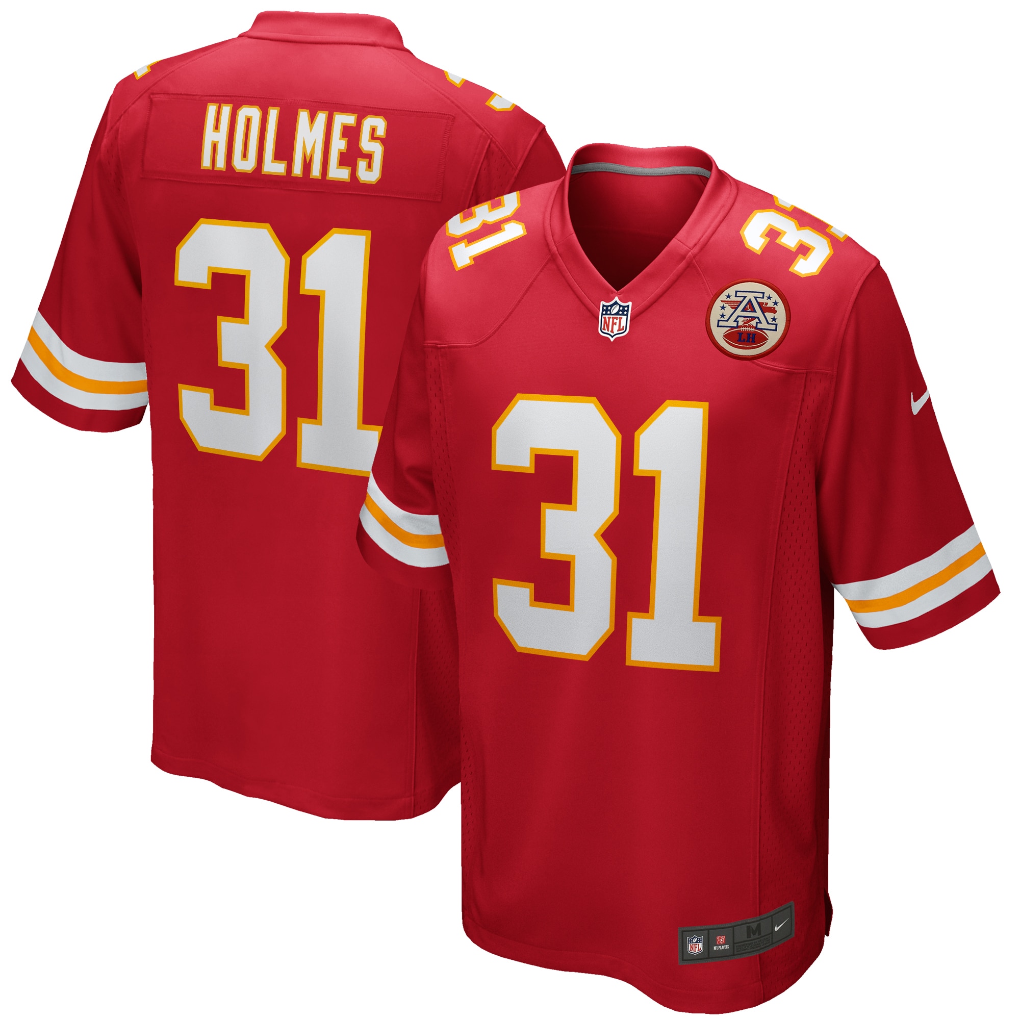 Priest Holmes Kansas City Chiefs Game Retired Player Jersey – Red