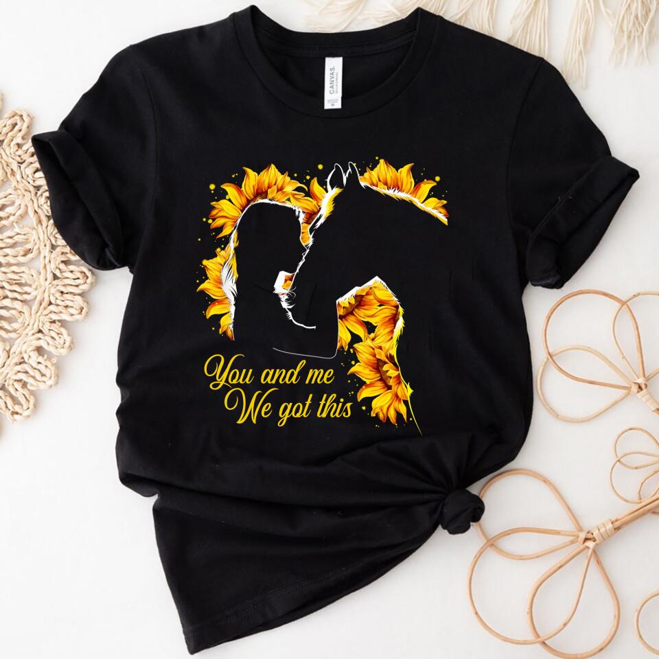 You And Me We Git This Girl Horse Lovers Women Shirt – Trending Personalized